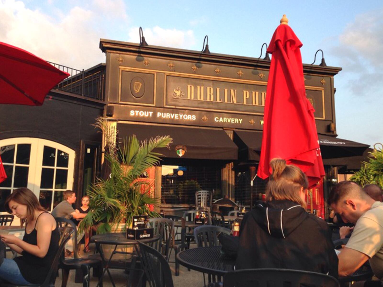 The patio at Dublin Pub is a great place to kick back for a casual dinner or pint. STAFF/FILE