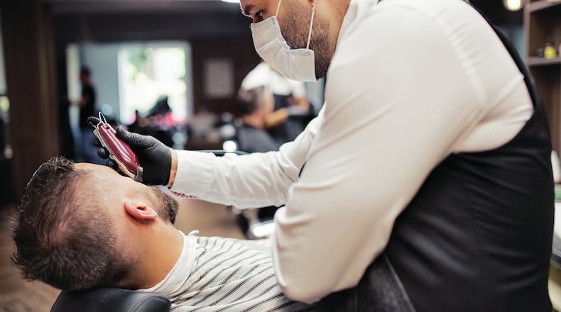 Beginning May 15, the Wright-Patterson Air Force Base’s base barber and beauty shops will once again be open under that condition that customers MUST wear masks. (Metro News Service photo)