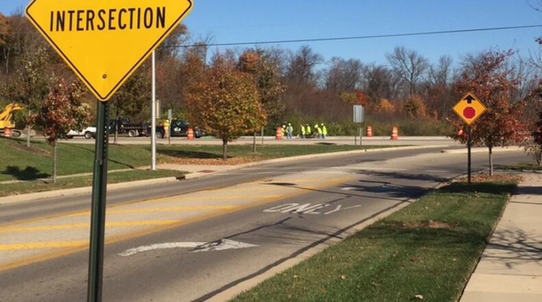 Xenia is installing $817,000 worth of traffic safety improvement near Walmart in Xenia which will include a stop sign and traffic light to ease congestion and reduce vehicle crashes.