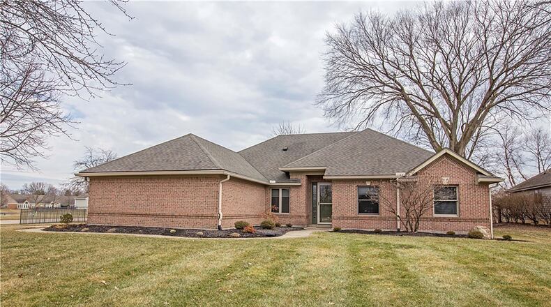 This brick ranch has three bedrooms and two and one half bathrooms. It is on a cul-de-sac lot with a fully fenced rear yard.