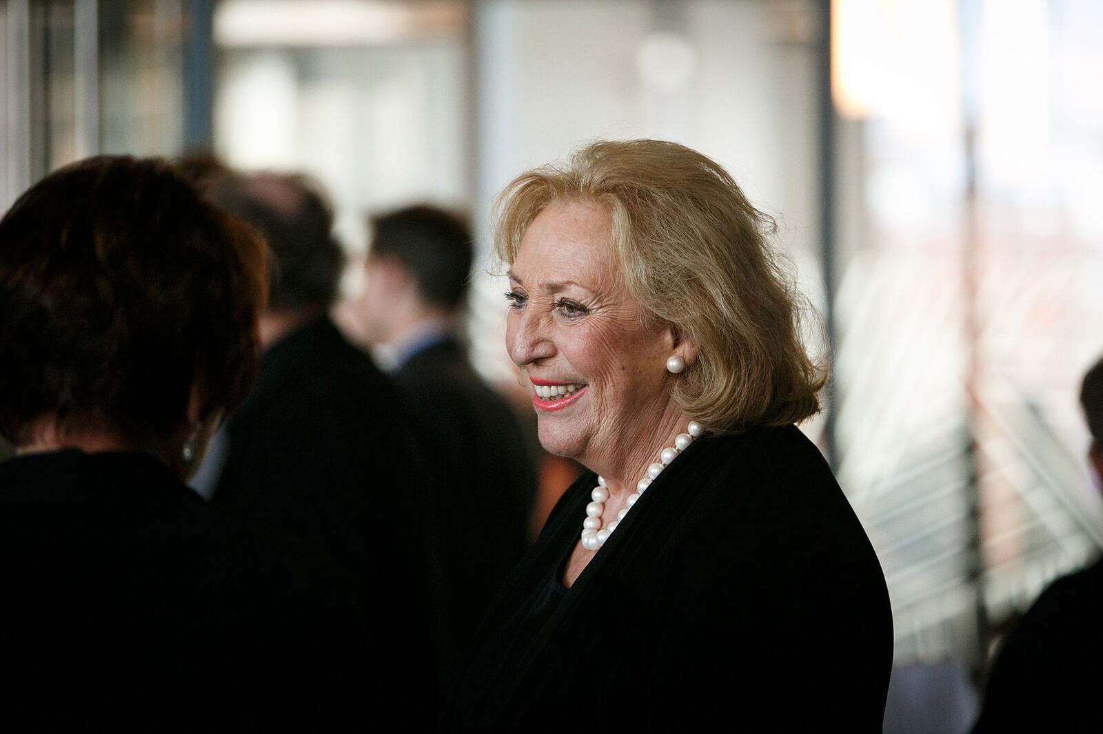 A new theater at the downtown Dayton Metro Library has been named for Muse Machine founder, Suzy Bassani. On Friday, Aug. 4, the organization hosted A Song for Suzy gala to christen the new space. SUBMITTED PHOTO BY FAYE SOMMER