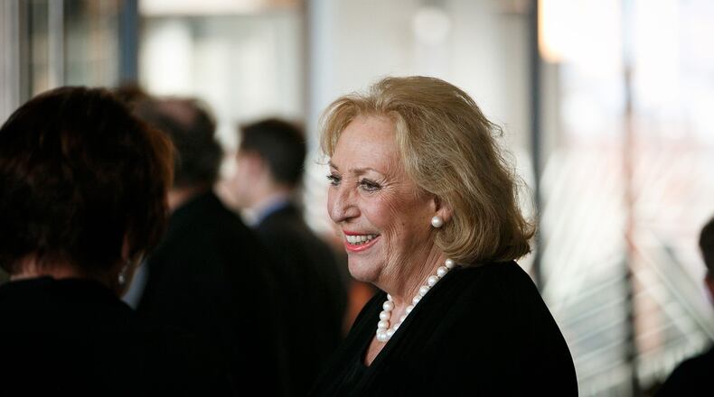 A new theater at the downtown Dayton Metro Library has been named for Muse Machine founder, Suzy Bassani. On Friday, Aug. 4, the organization hosted A Song for Suzy gala to christen the new space. SUBMITTED PHOTO BY FAYE SOMMER