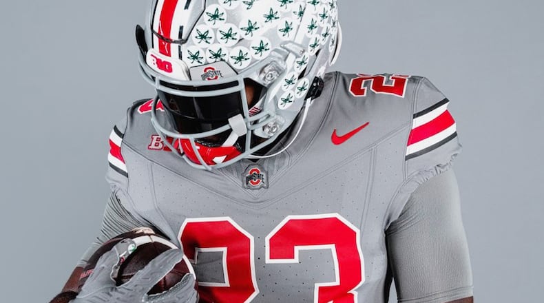Ohio State football gray alternate jerseys