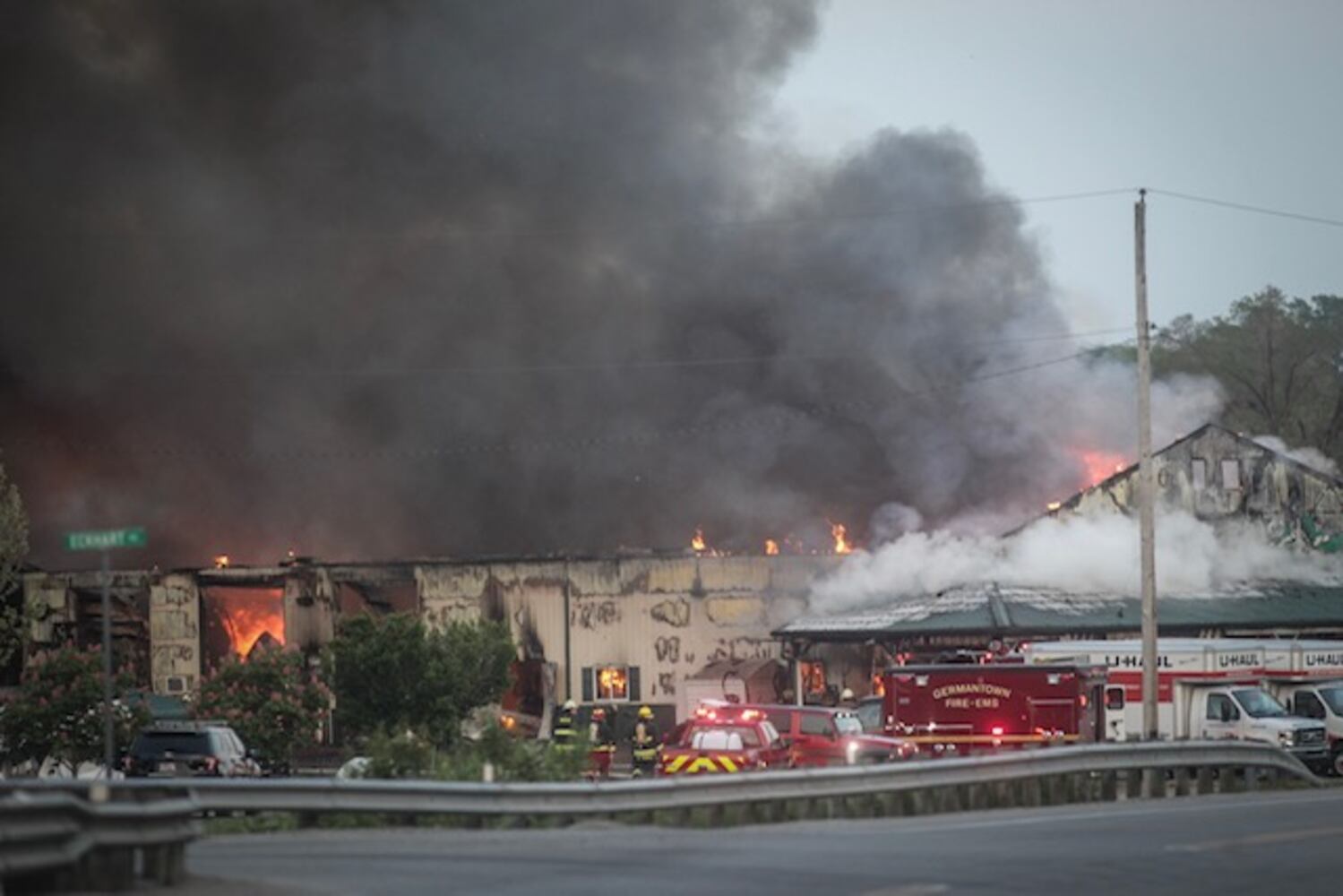 Fire destroys Germantown business