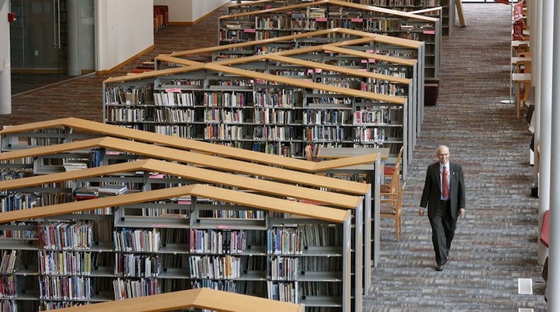 Dayton Metro Library Executive Director Tim Kambitsch at the downtown Dayton library. LISA POWELL / STAFF