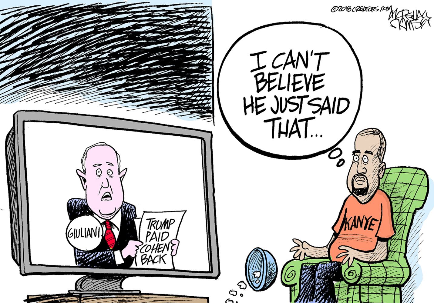 Week in cartoons: The Iran deal, Rudy Giuliani and more