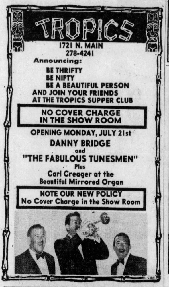Vintage Restaurant advertising DDN