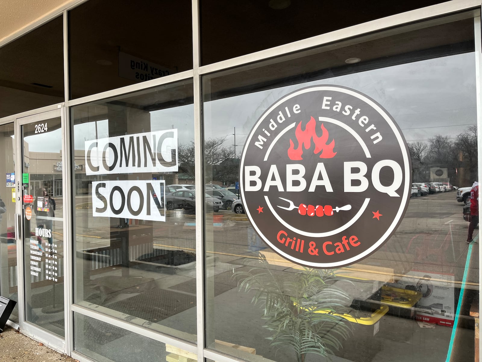 BABA BBQ Middle Eastern Grill & Cafe is coming soon to 2624 Colonel Glenn Highway in Fairborn near Wright State University. NATALIE JONES/STAFF