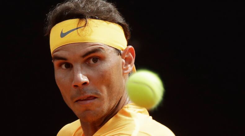 Rafael Nadal. (AP Photo/Alessandra Tarantino)