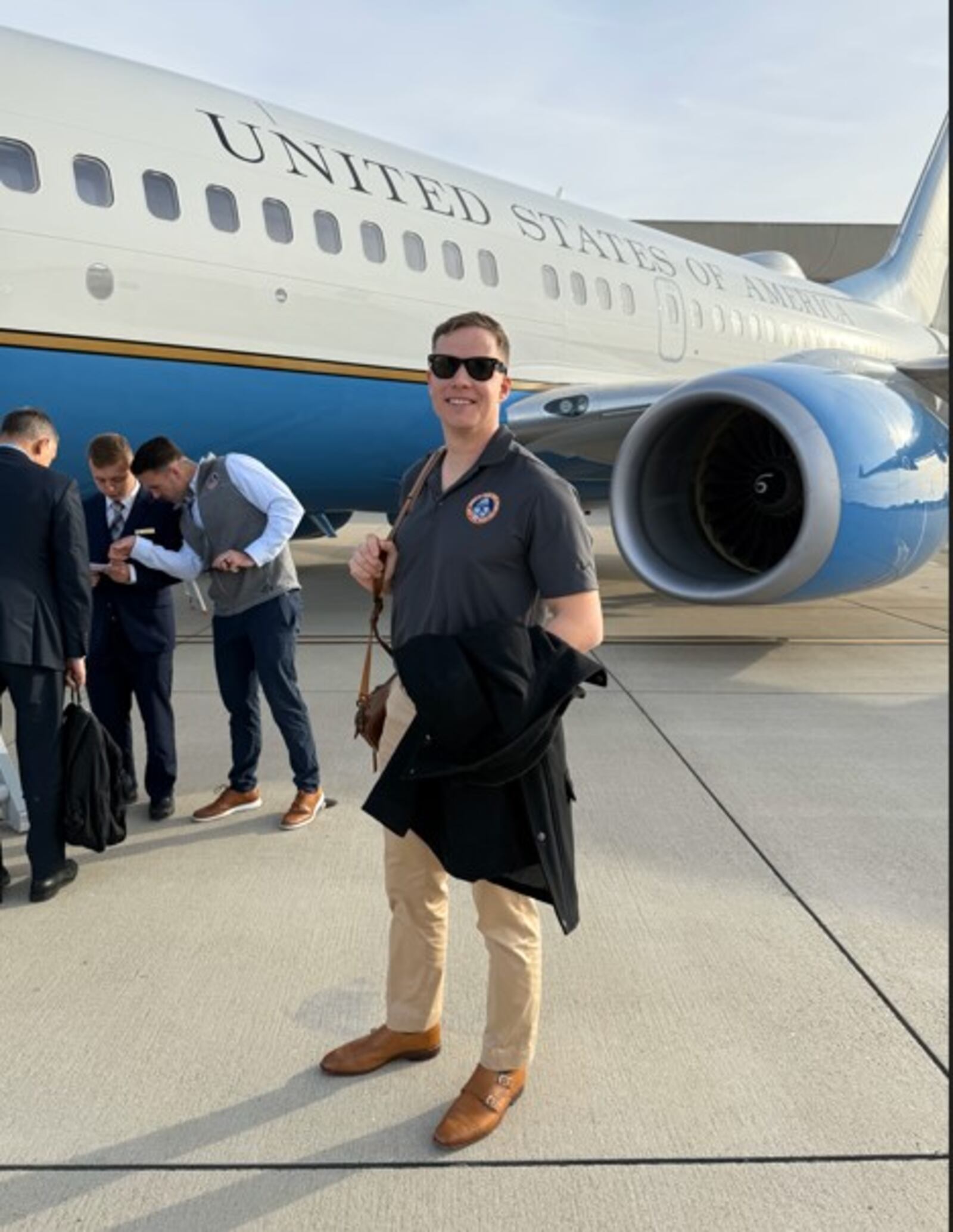 Marine Corps Maj. Aaron Reep, at the Munich Security Conference this year. Contributed.