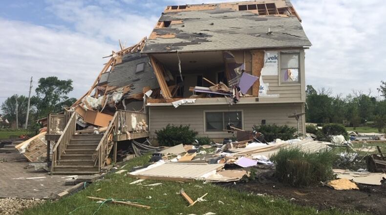 The city of Clayton had about 106 different structures that sustained some type of damage, that includes about 20 that were deemed a total loss, seriously damaged or unlivable. CONTRIBUTED