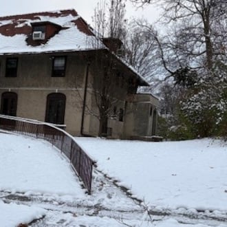Oakwood City Schools has vacated its Board of Education office at 20 Rubicon Road, shown Wednesday, Dec. 3, 2025, due to major structural issues in addition to HVAC and persistent roof problems. JEN BALDUF/STAFF