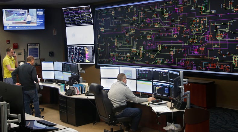 This photo shows the DP&L command and dispatch center in Moraine. Local records show that DP&L recently sold another building, in Miamisburg. FILE