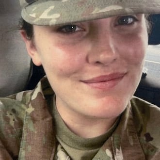 This photo provided by the U.S. Attorney's Office on Thursday, Nov. 27, 2025, shows National Guard member Specialist Sarah Beckstrom. (U.S. Attorney's Office via AP)