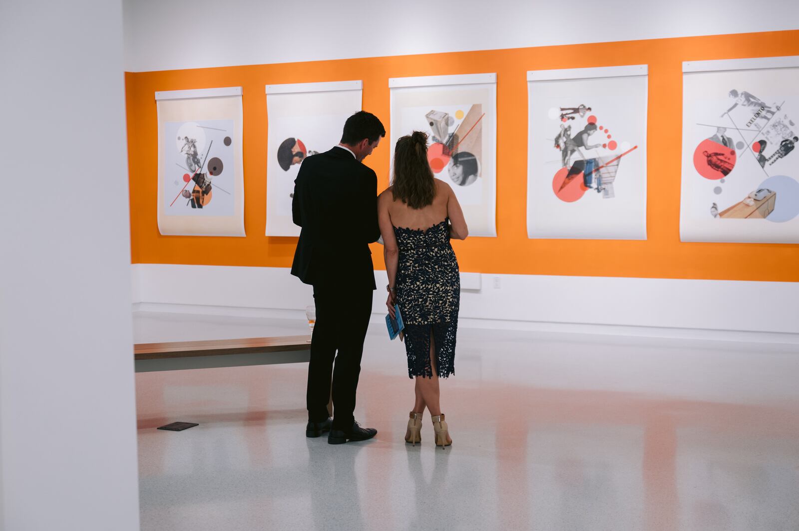 The new art gallery at the Glass Center features new exhibits every six weeks. Both student art and art from local and nationally known artists is featured.  Submitted.