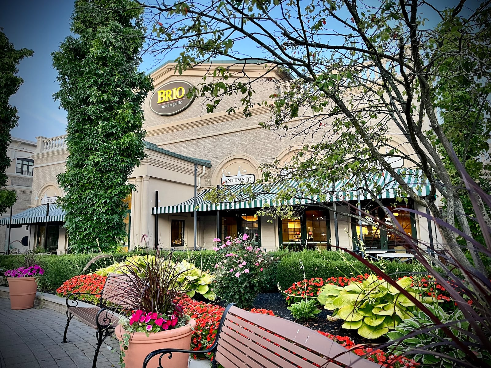 Brio Italian Grille has closed its doors at The Greene in Beavercreek, according to a sign posted at the restaurant. NATALIE JONES/STAFF