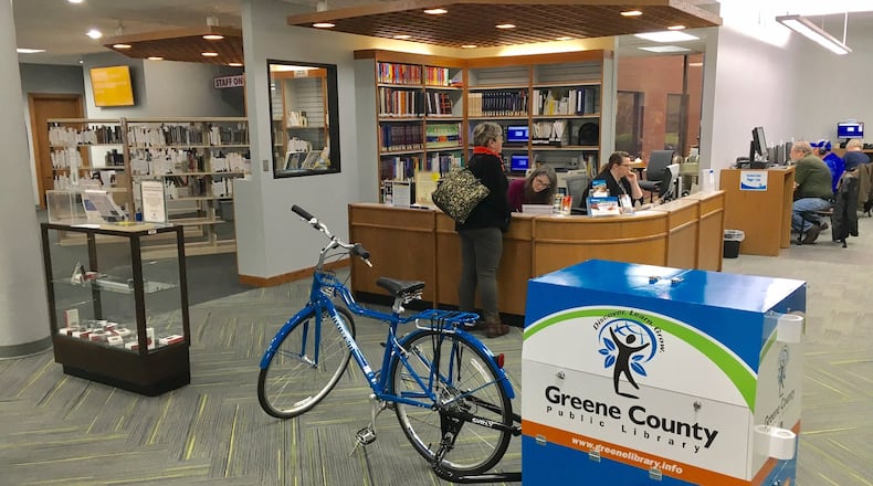 Beavercreek Community Library celebrates building renovations with a grand reopening at 3 p.m. today. CHUCK HAMLIN/STAFF