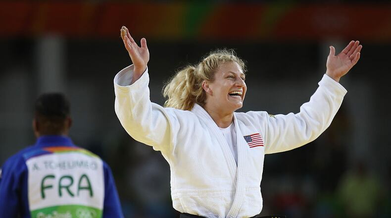 Middletown native Kayla Harrison won her second gold medal, winning the 78kg women's division in judo at the 2016 Rio Olympics.