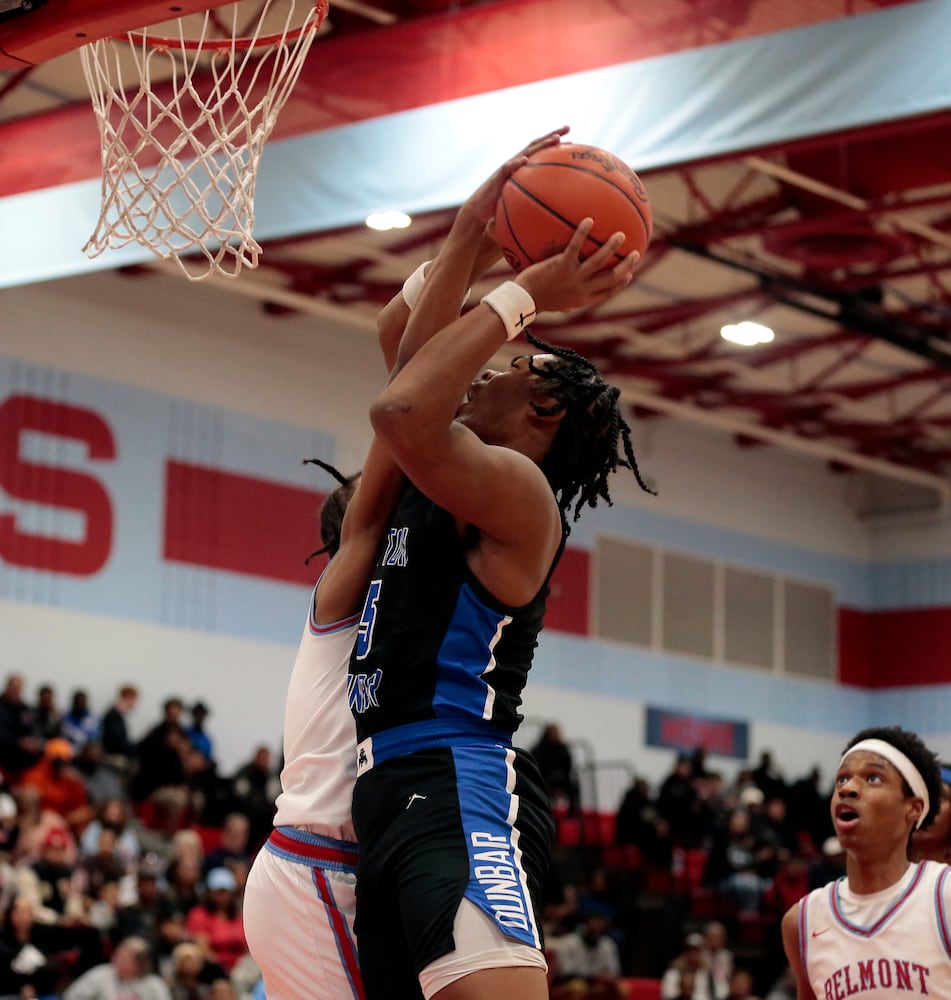 Dunbar Belmont basketball