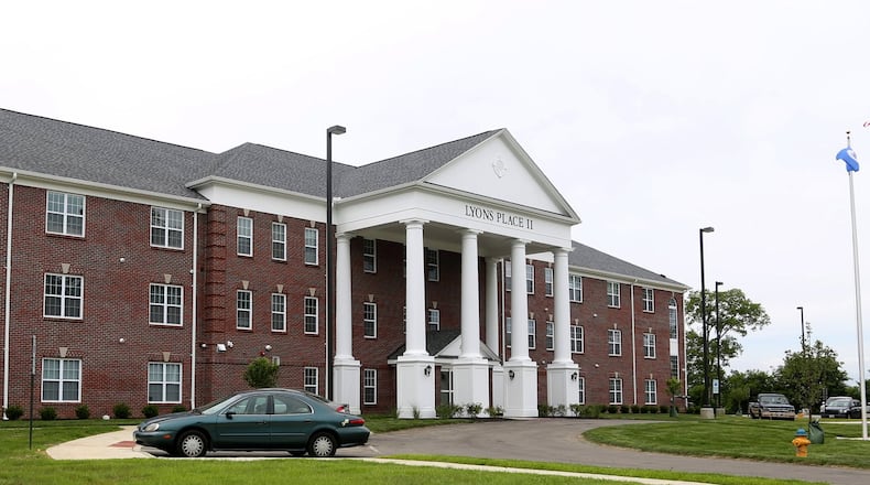 Lyon’s Place II, on the Dayton VA Medical Center campus, is a 55-unit affordable housing building for low income senior citizens. LISA POWELL / STAFF FILE PHOTO