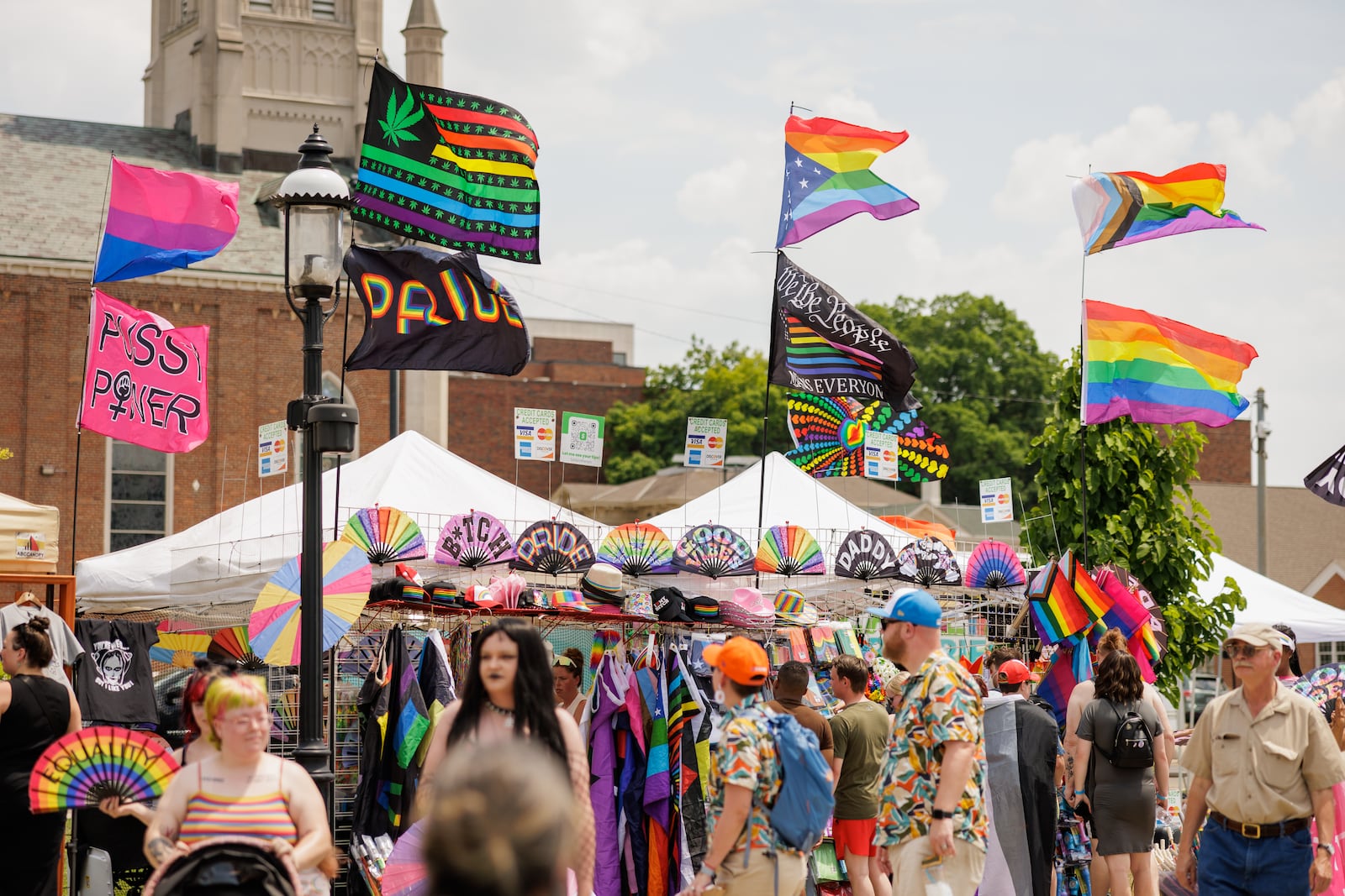 Thousands attended the annual Hamilton Pride festival Saturday, June 3, 2023 at Marcum Park in downtown Hamilton. THOMAS PATE/NARRATUS MEDIA