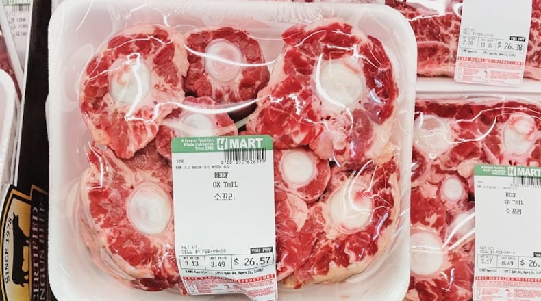 Oxtail is used in many dishes and is good braised or cooked in soups. (Grace Wong/Chicago Tribune/TNS)