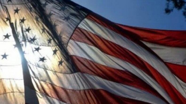 The flag of the United States of America. FILE