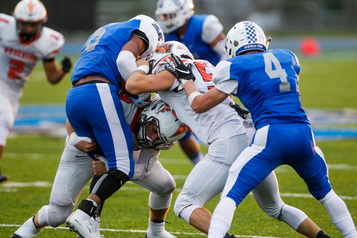 Hamilton Big Blue Football beats Anderson