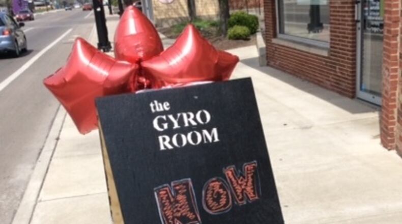 The Gyro Room, a Greek restaurant at 1124 Brown St. near the University of Dayton, opened its doors to the public today, April 10. MARK FISHER/STAFF