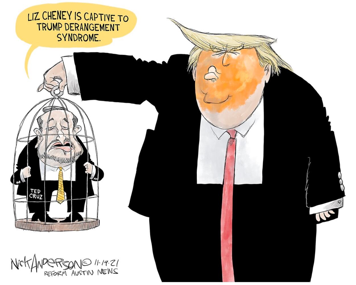 WEEK IN CARTOONS: Rittenhouse trial, Big Bird and more