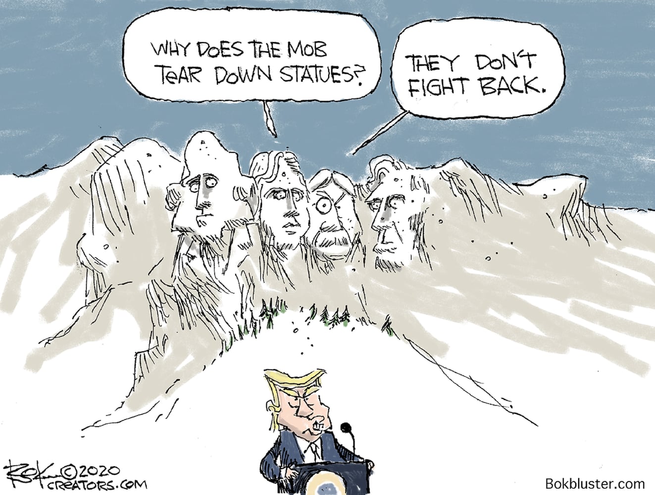 Week in cartoons: Mount Rushmore, back to school and more