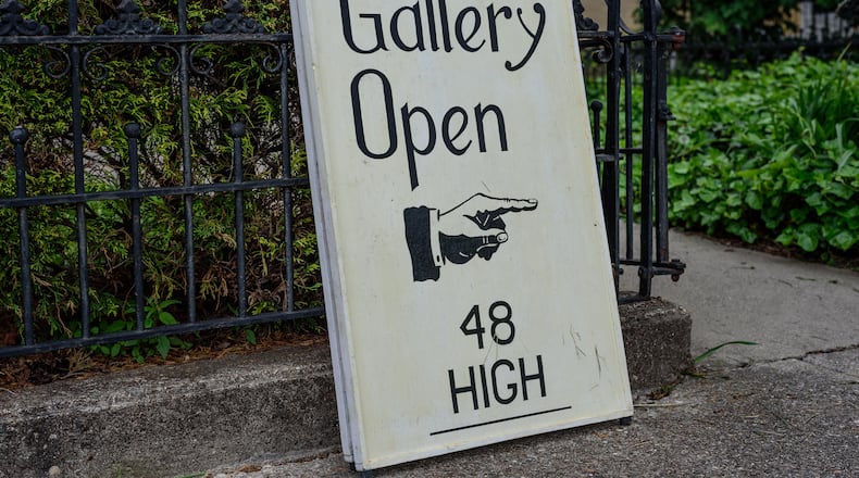 The Dayton Society of Artists, located at 48 High St. on May 3, 2024 during First Friday in downtown Dayton. TOM GILLIAM / CONTRIBUTING PHOTOGRAPHER