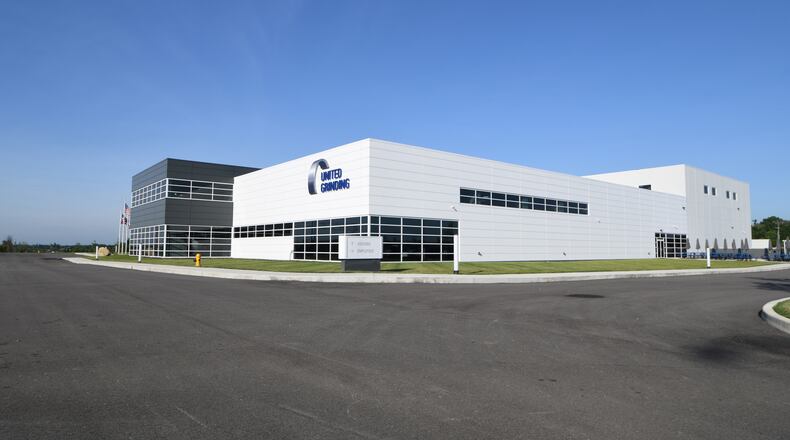 The new United Grinding building off Old Byers Road near the Austin Boulevard/Interstate 75 interchange. CONTRIBUTED