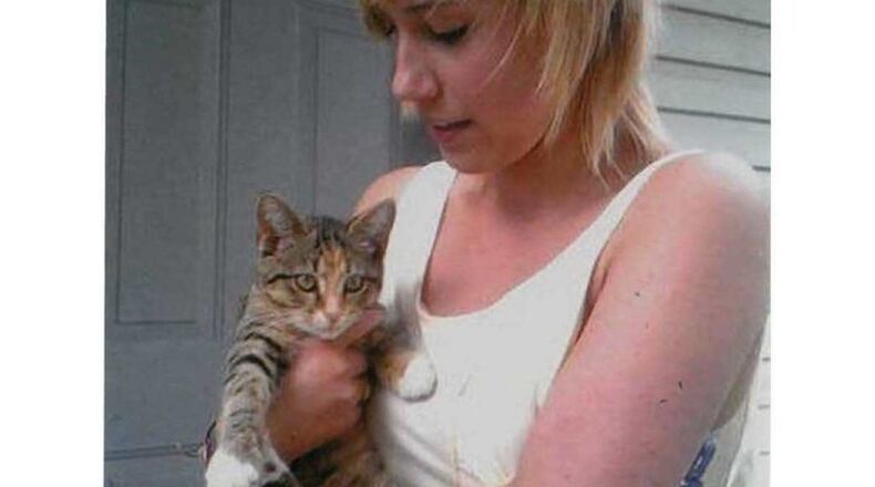 The late Sophie Kerrigan, an animal lover, with a kitten that was found. Kerrigan was 17 when she died in 2012. CONTRIBUTED