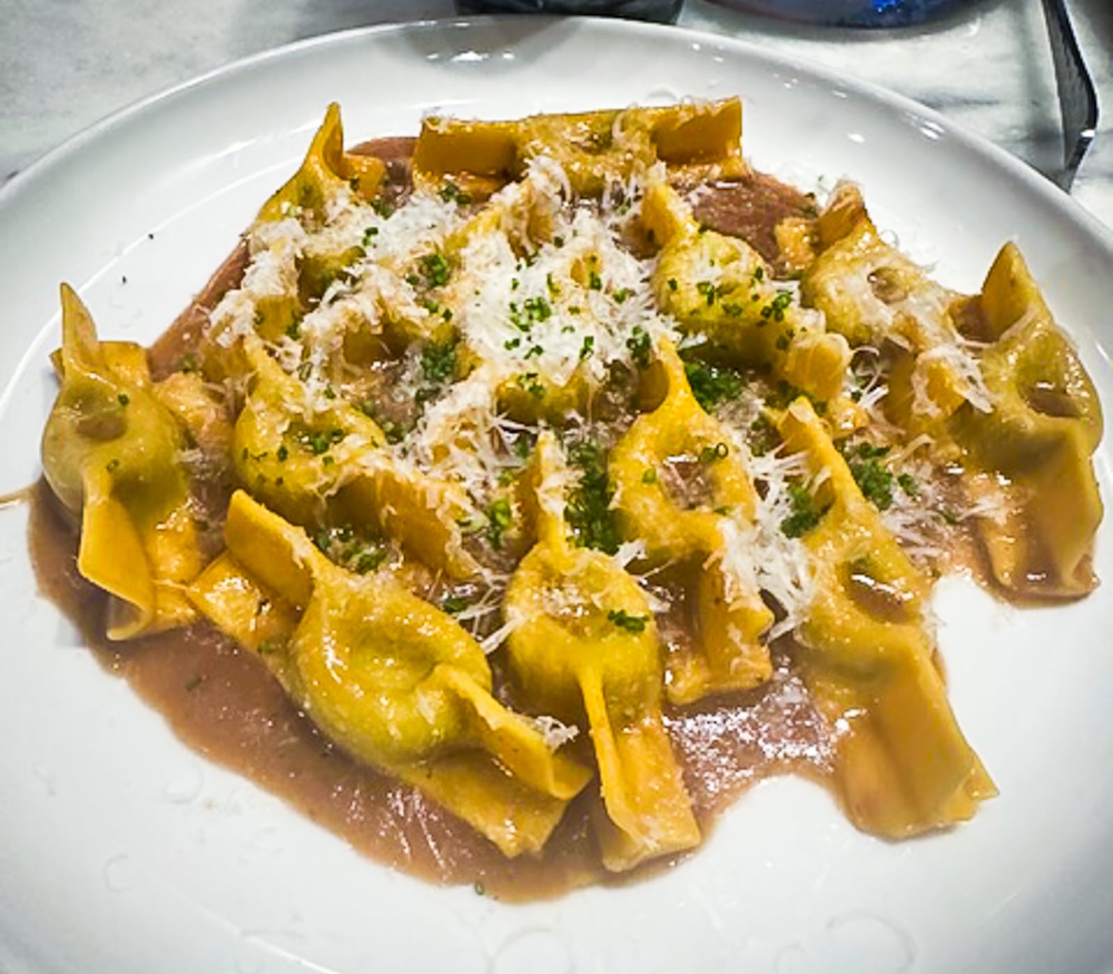 The Scarpinocc di Manzo at Grist restaurant in Dayton. CONTRIBUTED/RAY MARCANO