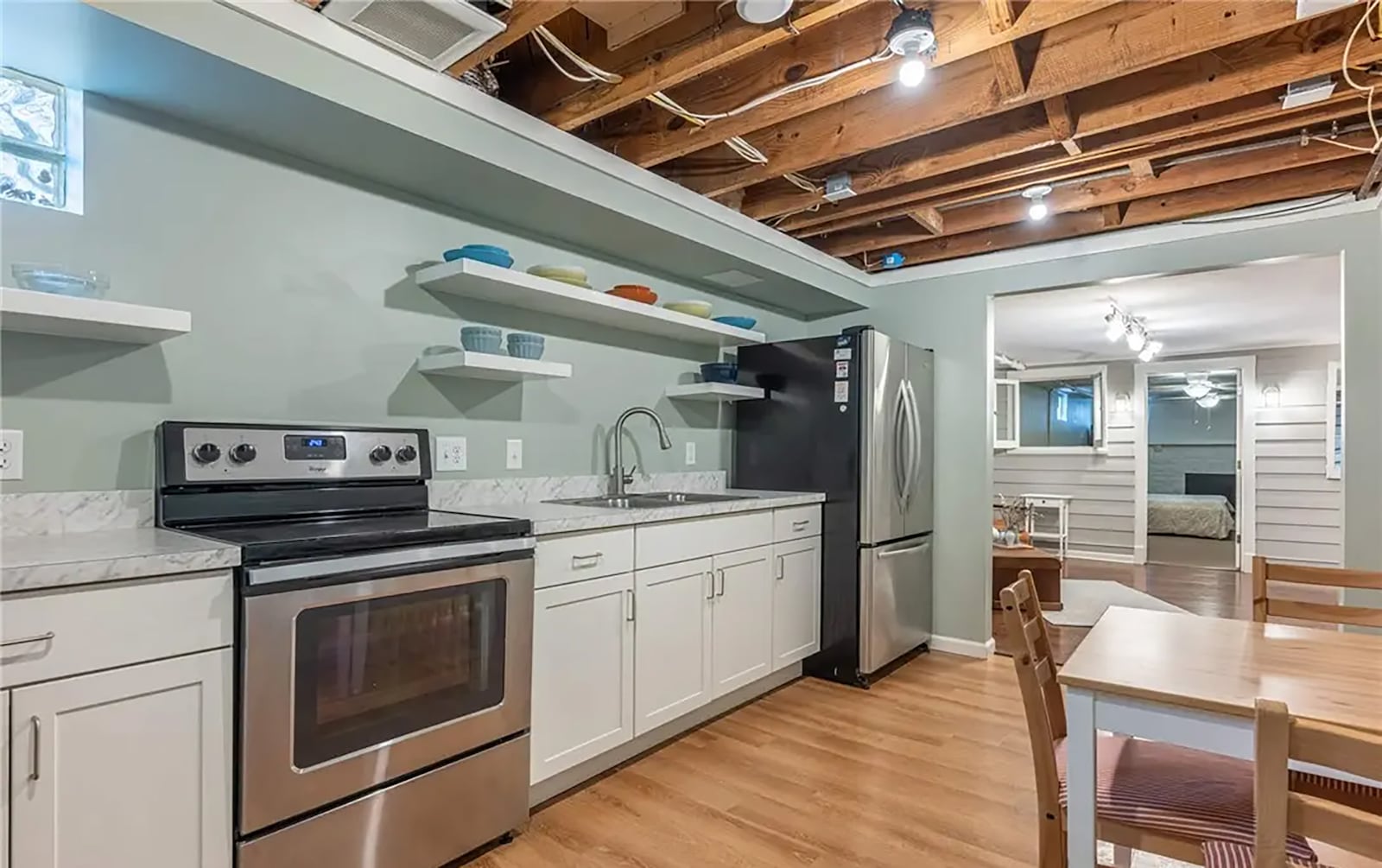 The finished basement has a living room, kitchen and bedroom (no egress) and full bathroom. CONTRIBUTED