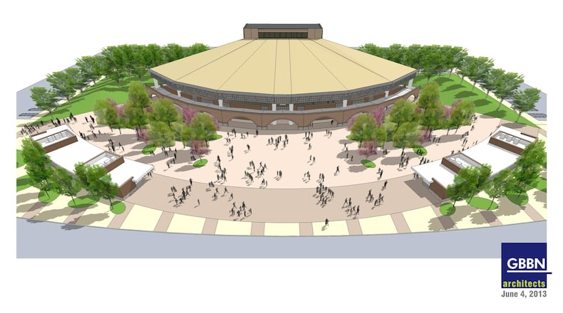 submitted artist renderings of the most updated music center in Huber Heights