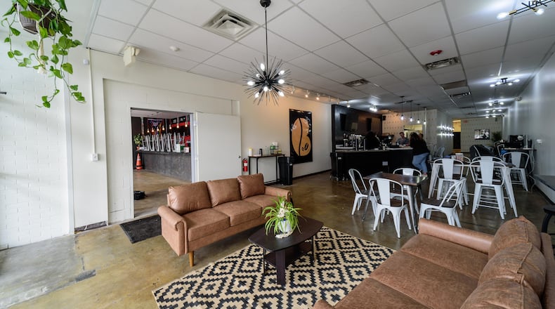 Take a sneak peek inside the new B-Side Coffee Bar, located at 6178 Chambersburg Rd. in Huber Heights. The grand opening will be on Friday, Mar. 17, 2023. TOM GILLIAM / CONTRIBUTING PHOTOGRAPHER