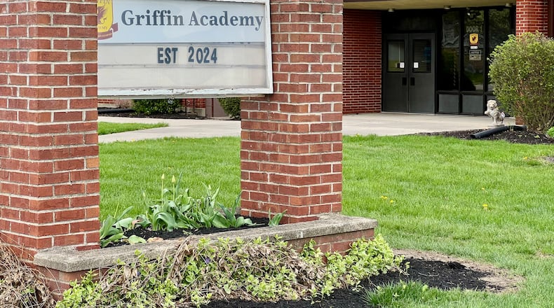 Griffin Academy announced plans to offer workforce development opportunities for area teens in the foster care system. The school was set to open in the former Englewood Elementary School building in April 2024. No students have been enrolled, to date. AIMEE HANCOCK/STAFF