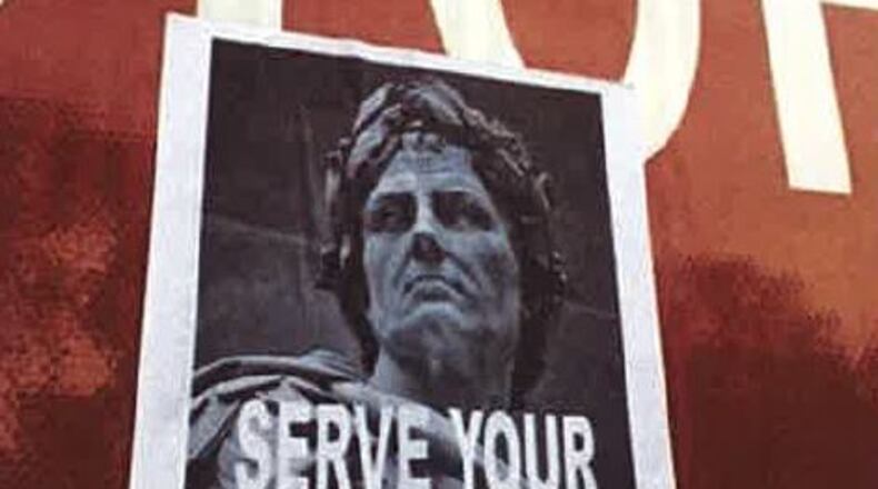 The fliers that were posted in and around Antioch College Aug. 27-28 are advertisements for two known white-supremacist groups: Evropa and American Vanguard.