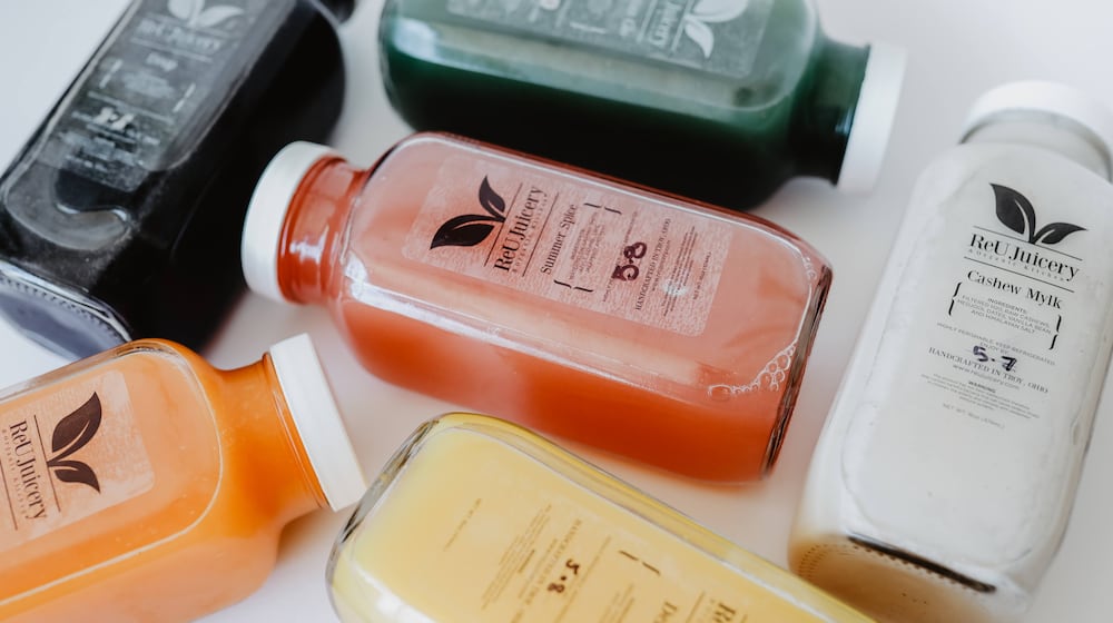 ReU Juicery juices. CONTRIBUTED