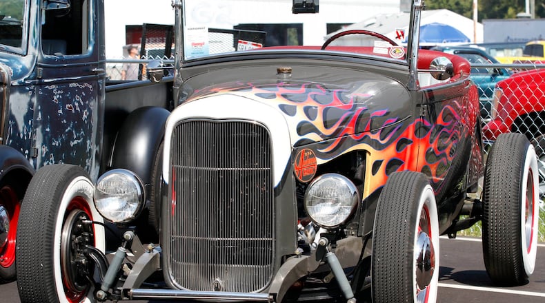 A 'real' hot rod at a previous Gathering of the Geezers car show. File photo by Skip Peterson