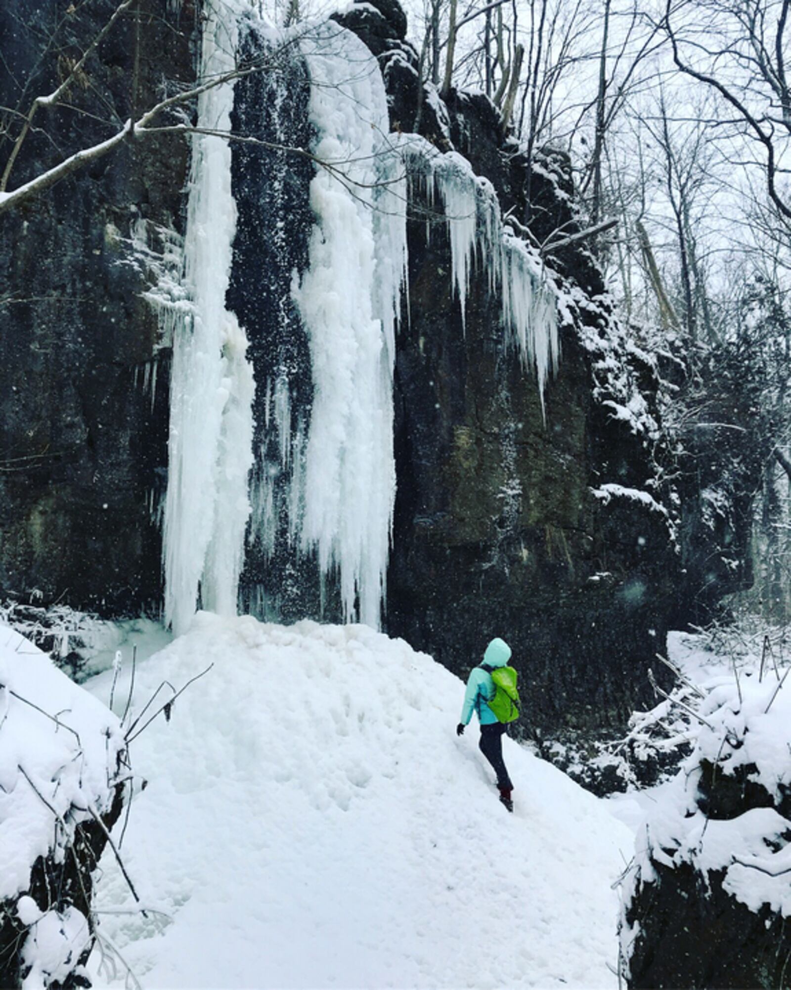 Clifton Gorge transforms into a true winter wonderland when temperatures drop low and snow fall is heavy.