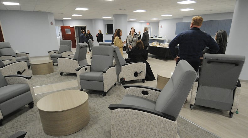 Inside the new Montgomery County Crisis Receiving Center. MARSHALL GORBY\STAFF