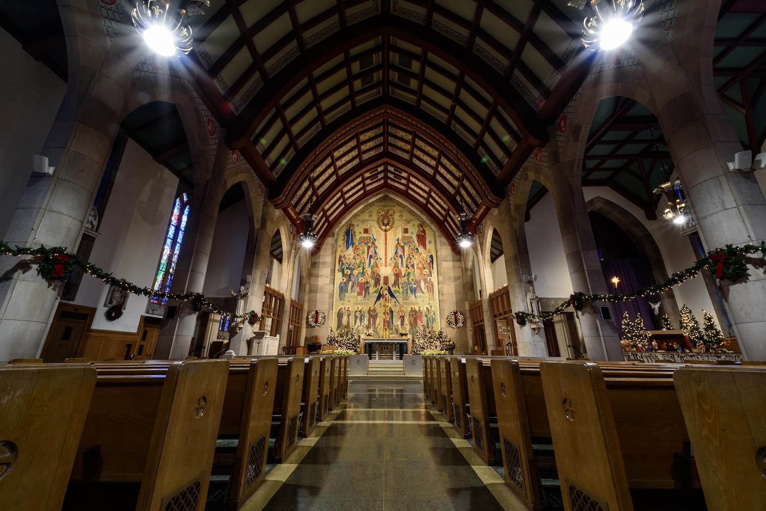 PHOTOS: A look inside St. Anthony of Padua Catholic Church decorated for Christmas