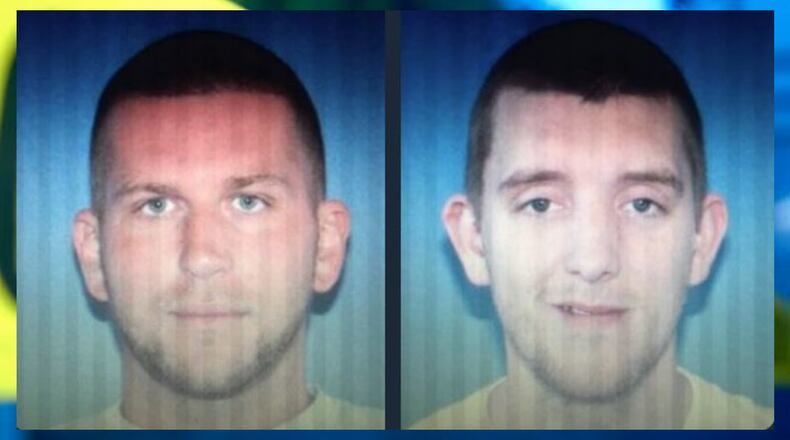 Daniel Hatfield Jr., left, and Jeremy Mink