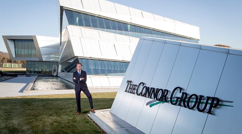 Larry Connor, managing partner of The Connor Group in Miami Twp., outside his company’s headquarters off Springboro Pike. CONTRIBUTED.