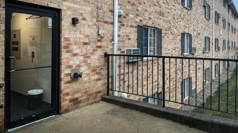 No injuries were reported after a gunshot was reported at Cedar Hall dormitory at Wright State University on Monday, Jan. 22, 2024. JIM NOELKER / STAFF