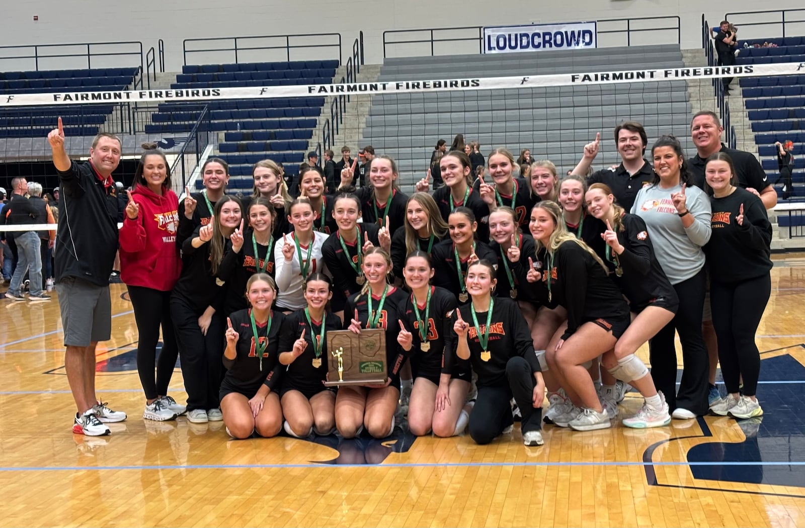 The Fenwick girls volleyball team has won five straight tournament matches to reach the Division V state semifinals after a 10-12 regular season. Debbie Juniewicz/CONTRIBUTED