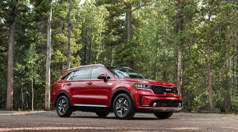 The 2022 Sorento Hybrid's exterior remains modern but also stands out from a crowded field of competitors. Contributed photo by Kia